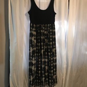 Torrid maxi dress tie dye look. Size 1